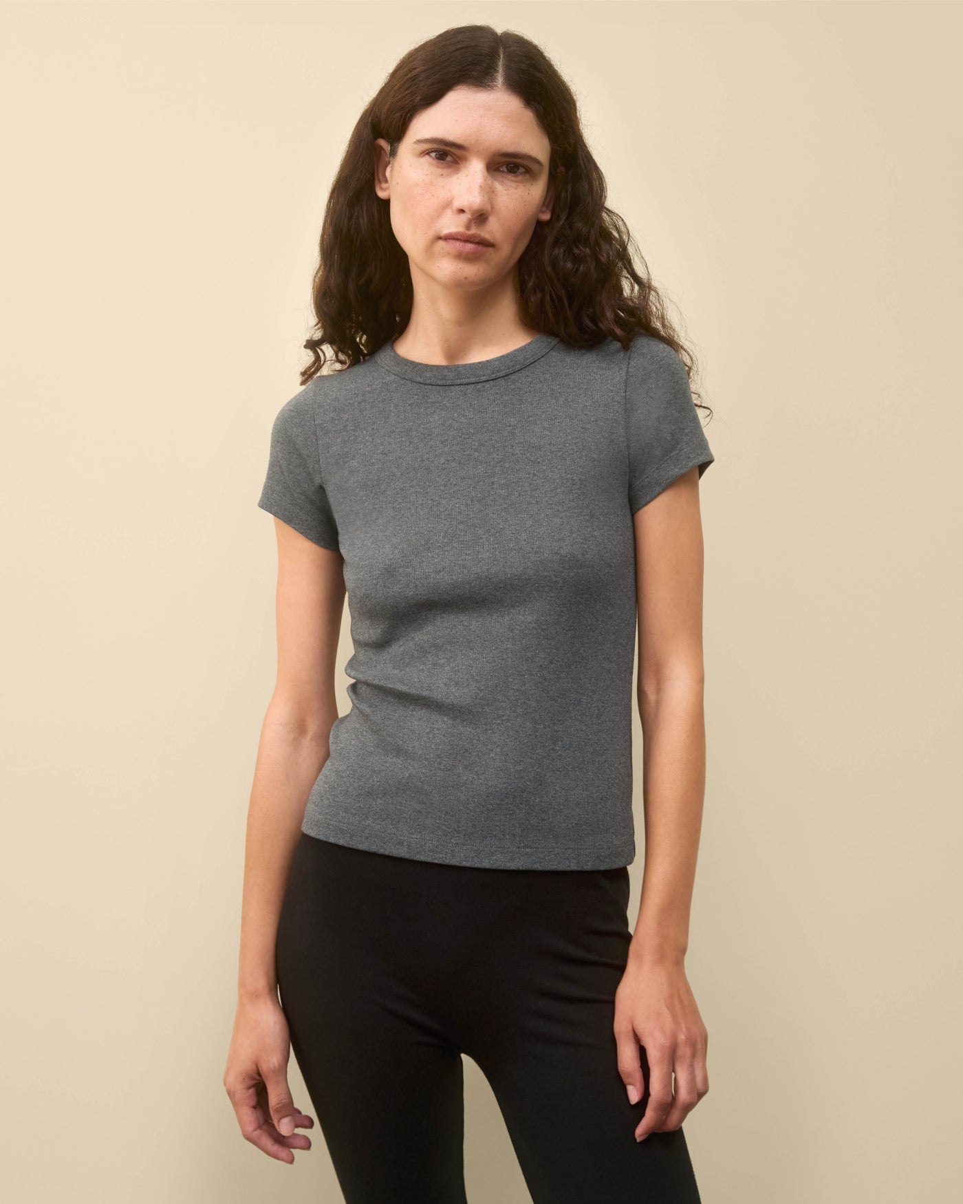CAR BABY TEE | Melee Grey - FLORE FLORE