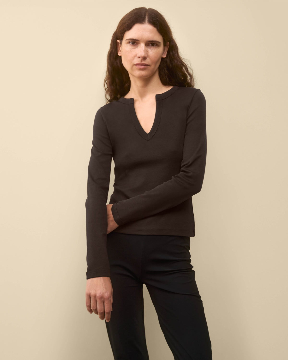 IMAN LONGSLEEVE | Dark Brown
