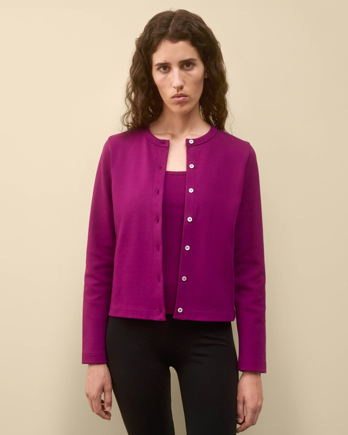 POPPY CARDIGAN | Magenta