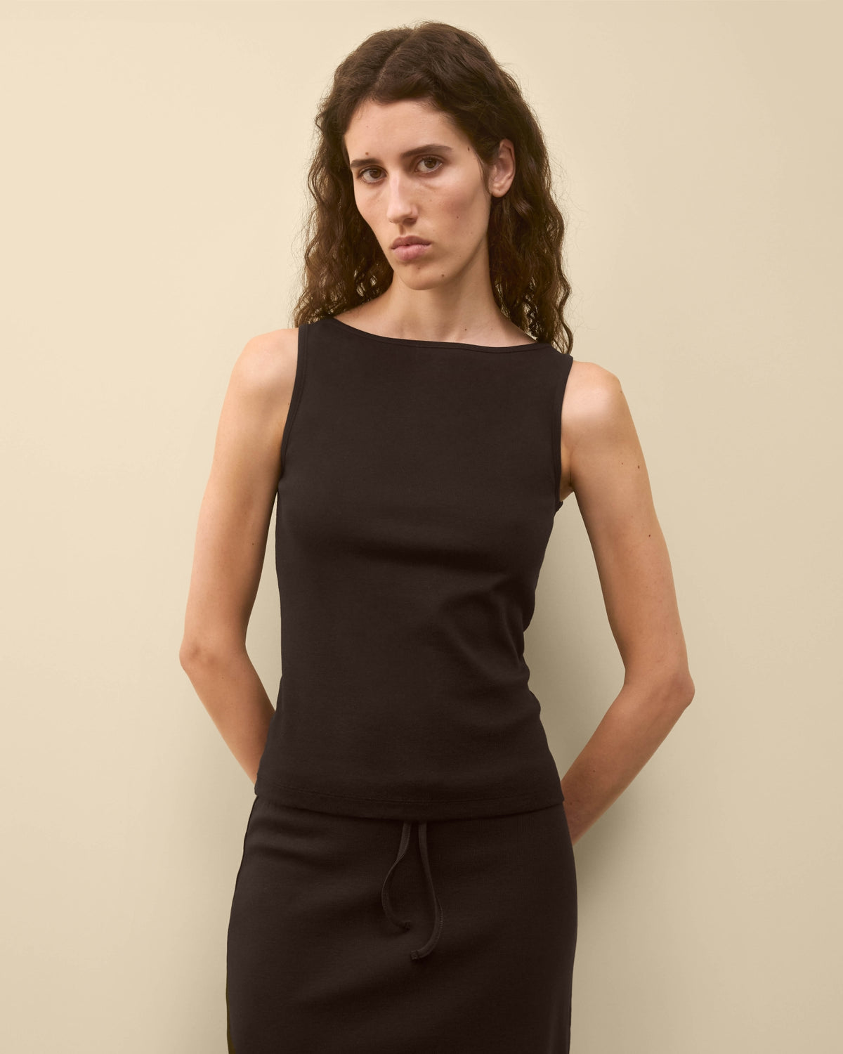 TIMMI TANK | Dark Brown