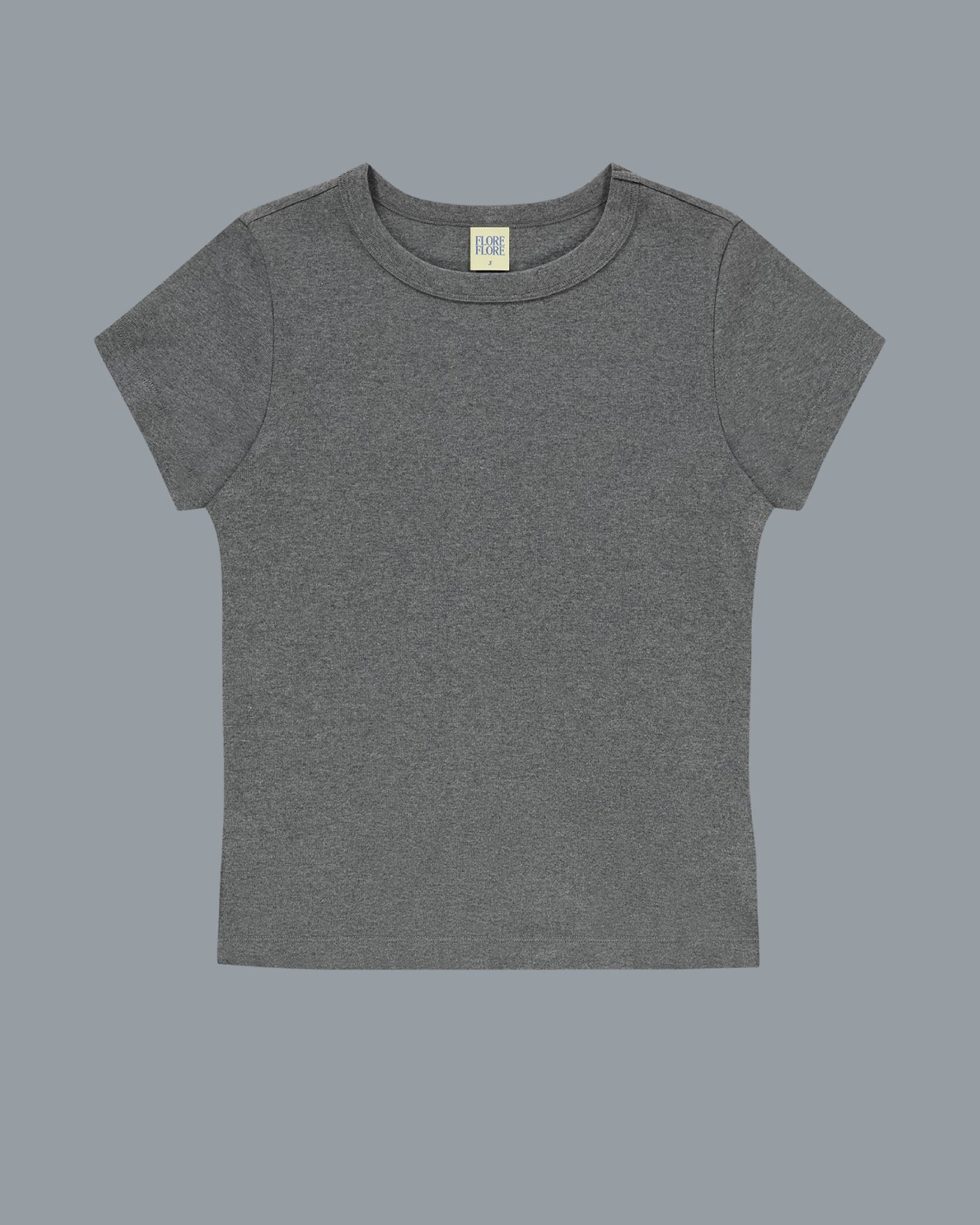 CAR BABY TEE | Melee Grey