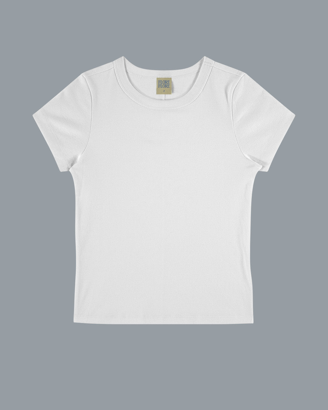 CAR BABY TEE | White