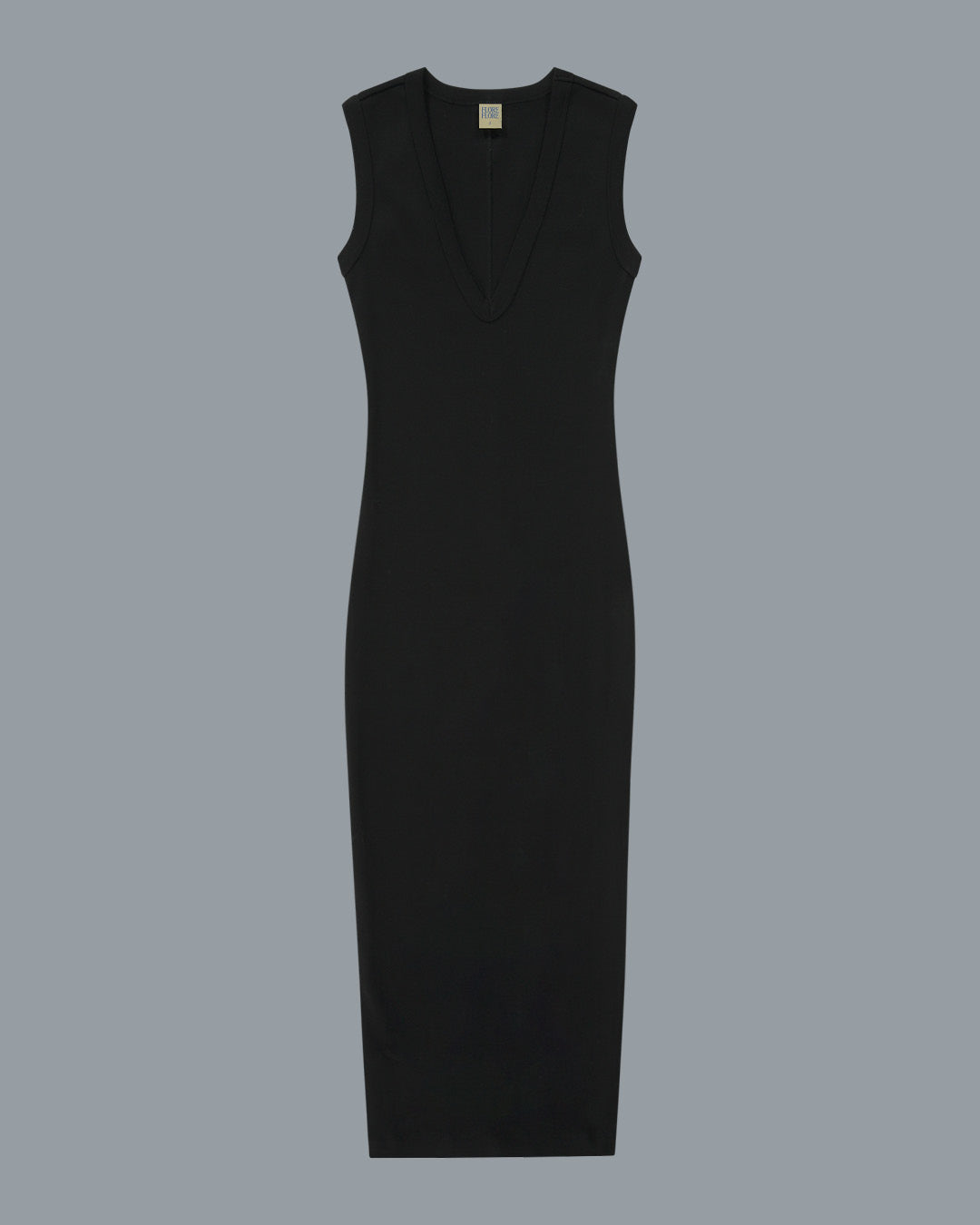 【関税込み】FLORE FLORE ブラック Dewi ミディアムワンピース DEWI MIDI DRESS | Black - FLORE FLORE