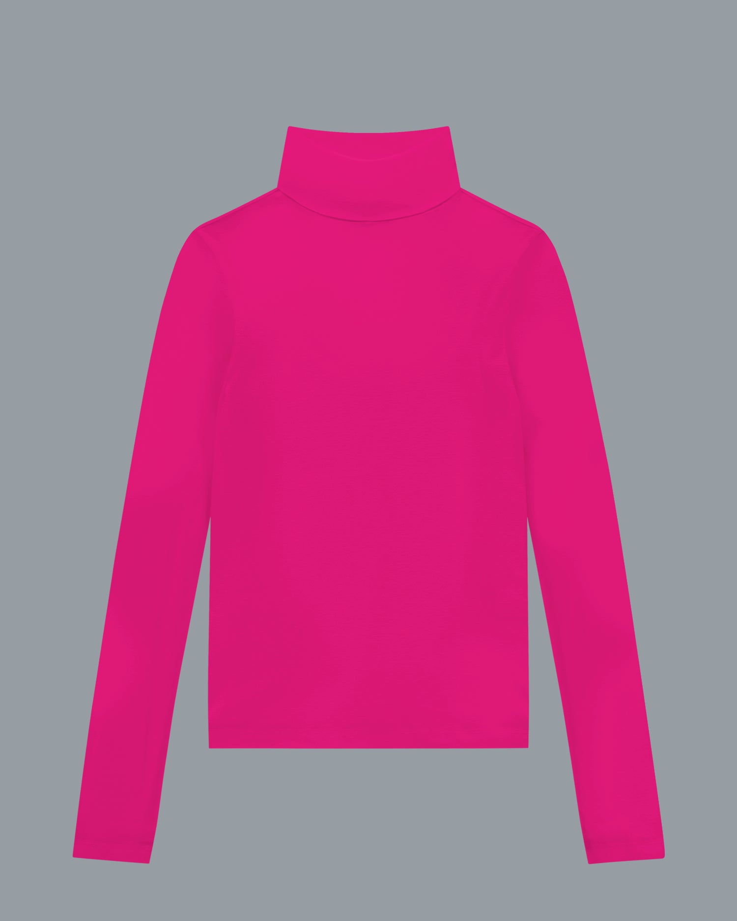 FLORE FLORE Lightweight Dinah Turtleneck in Chocolate Plum