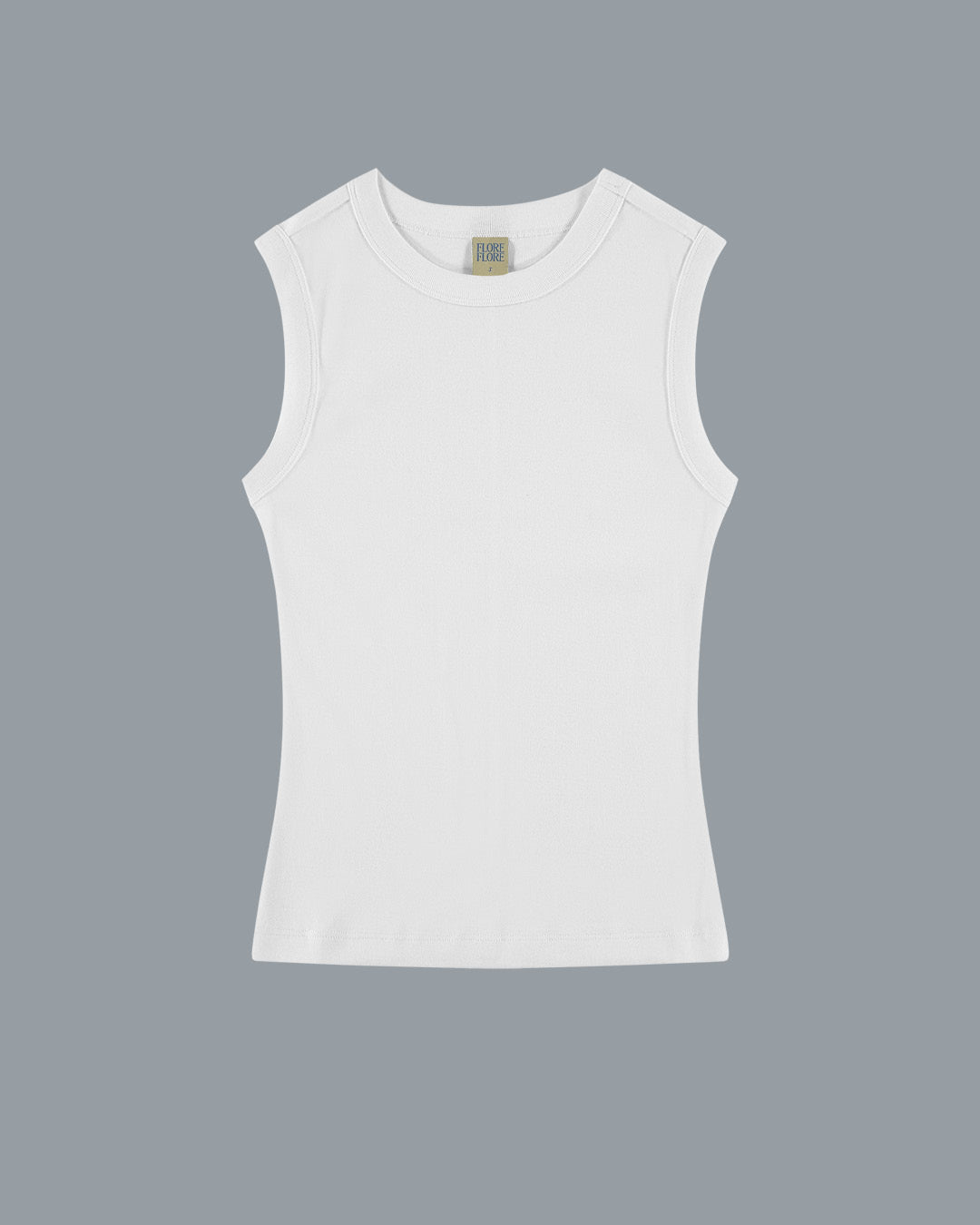 FLORE FLORE(フローレフローレ)★ESME TANK★タンクトップ ESMÉ TANK | White - FLORE FLORE