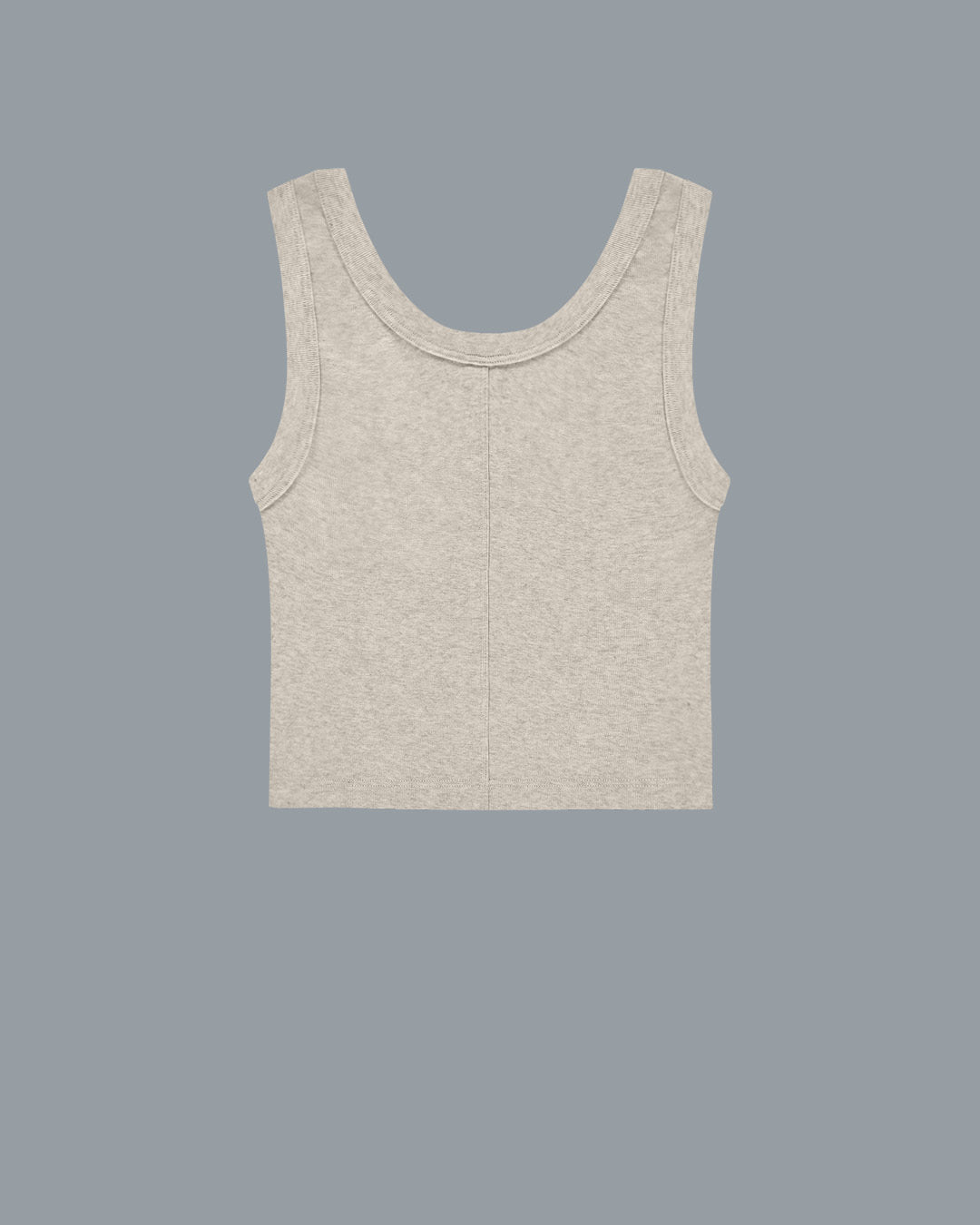 HILLIE CROP | Heather Grey