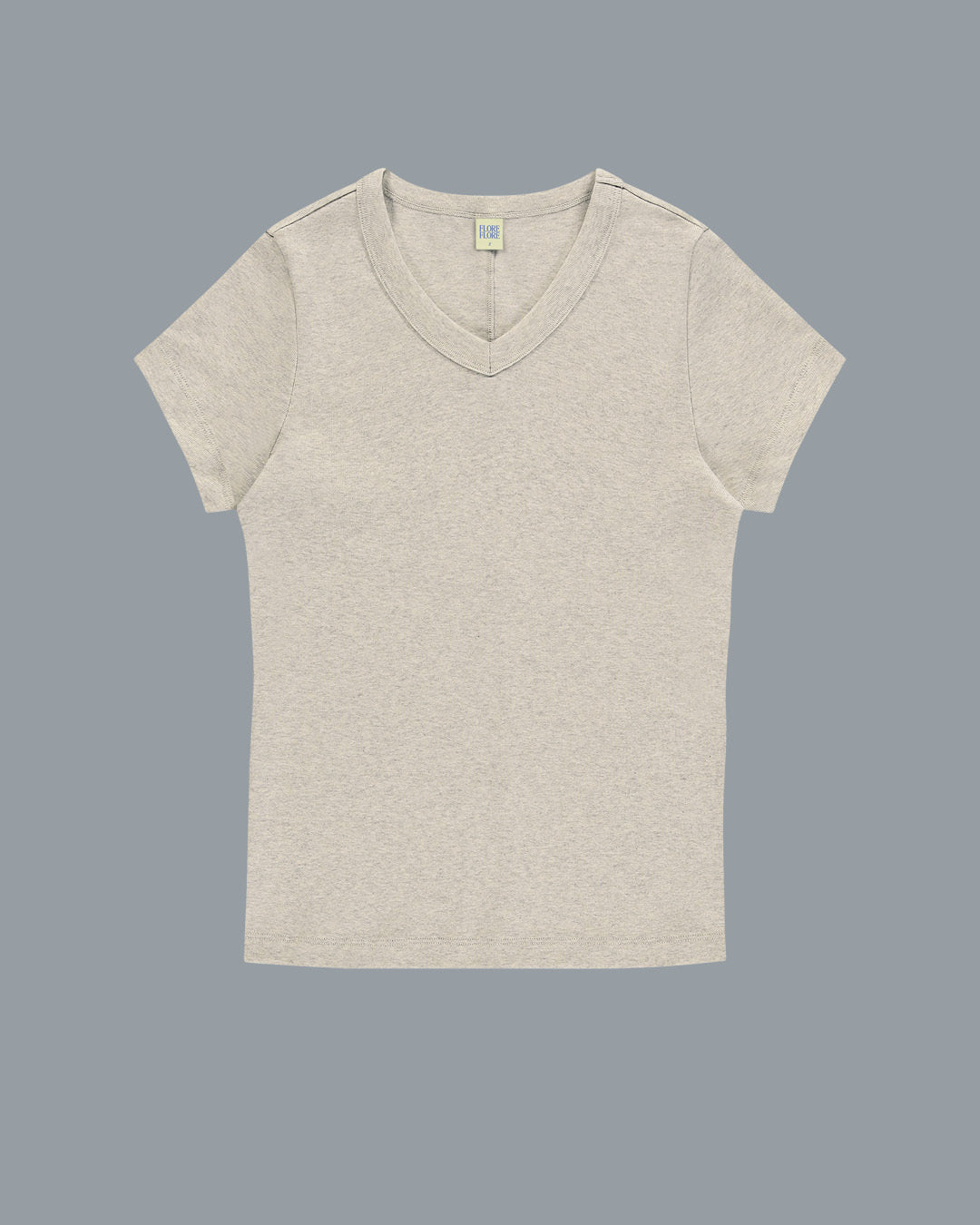 JILL BABY TEE | Heather Grey