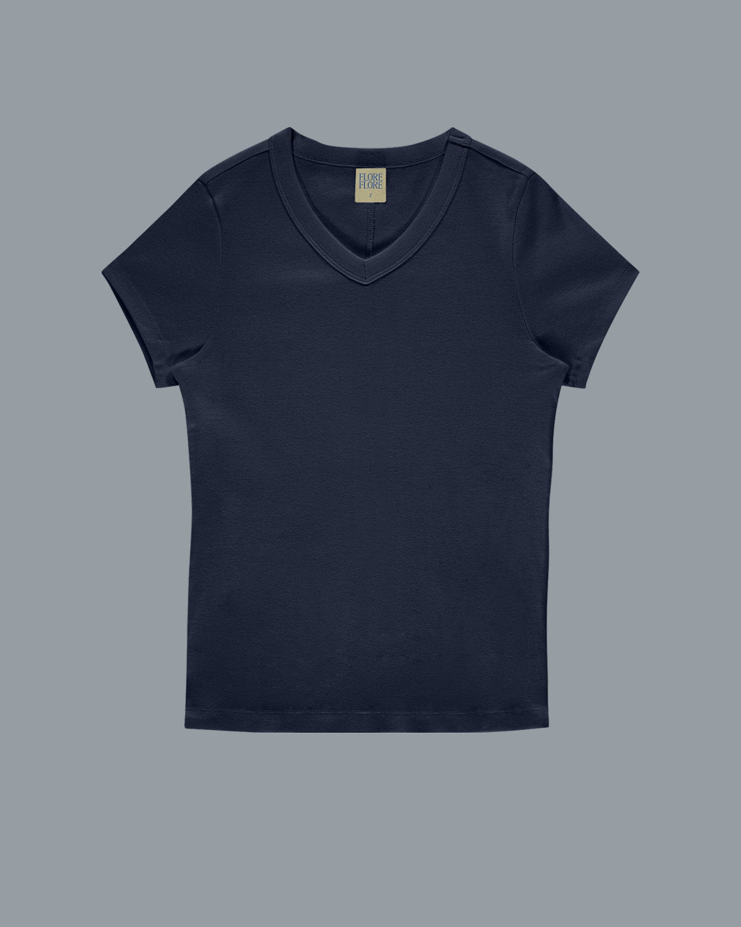JILL BABY TEE | Navy