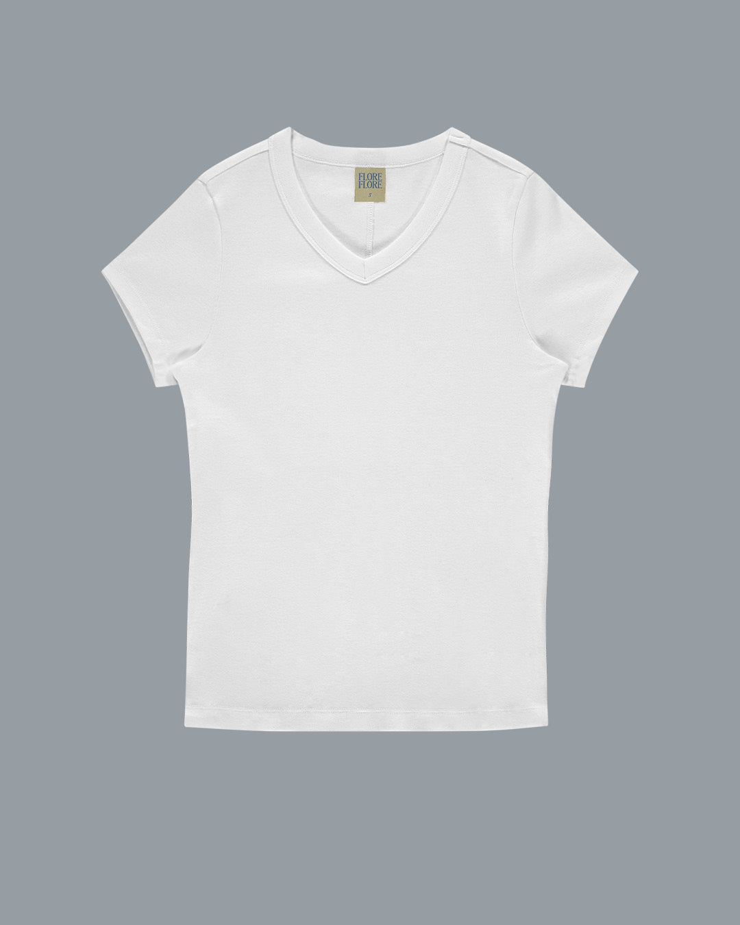 JILL BABY TEE | White