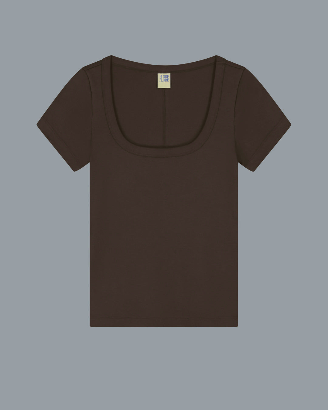 LULU BABY TEE | Dark Brown