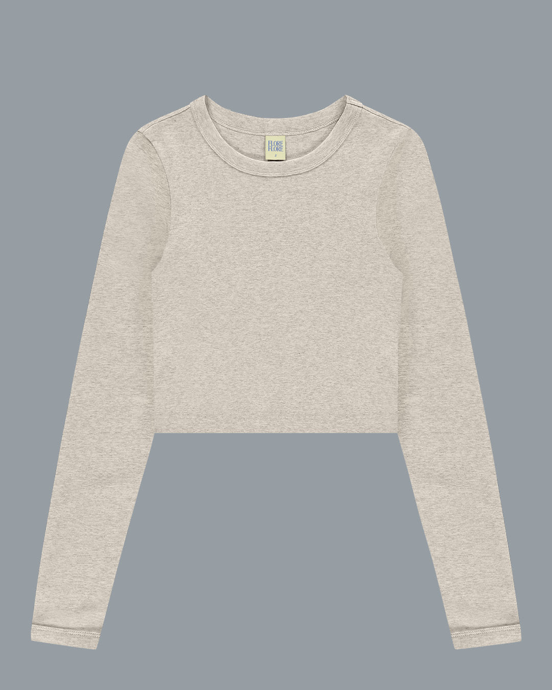 MAX CROP | Heather Grey