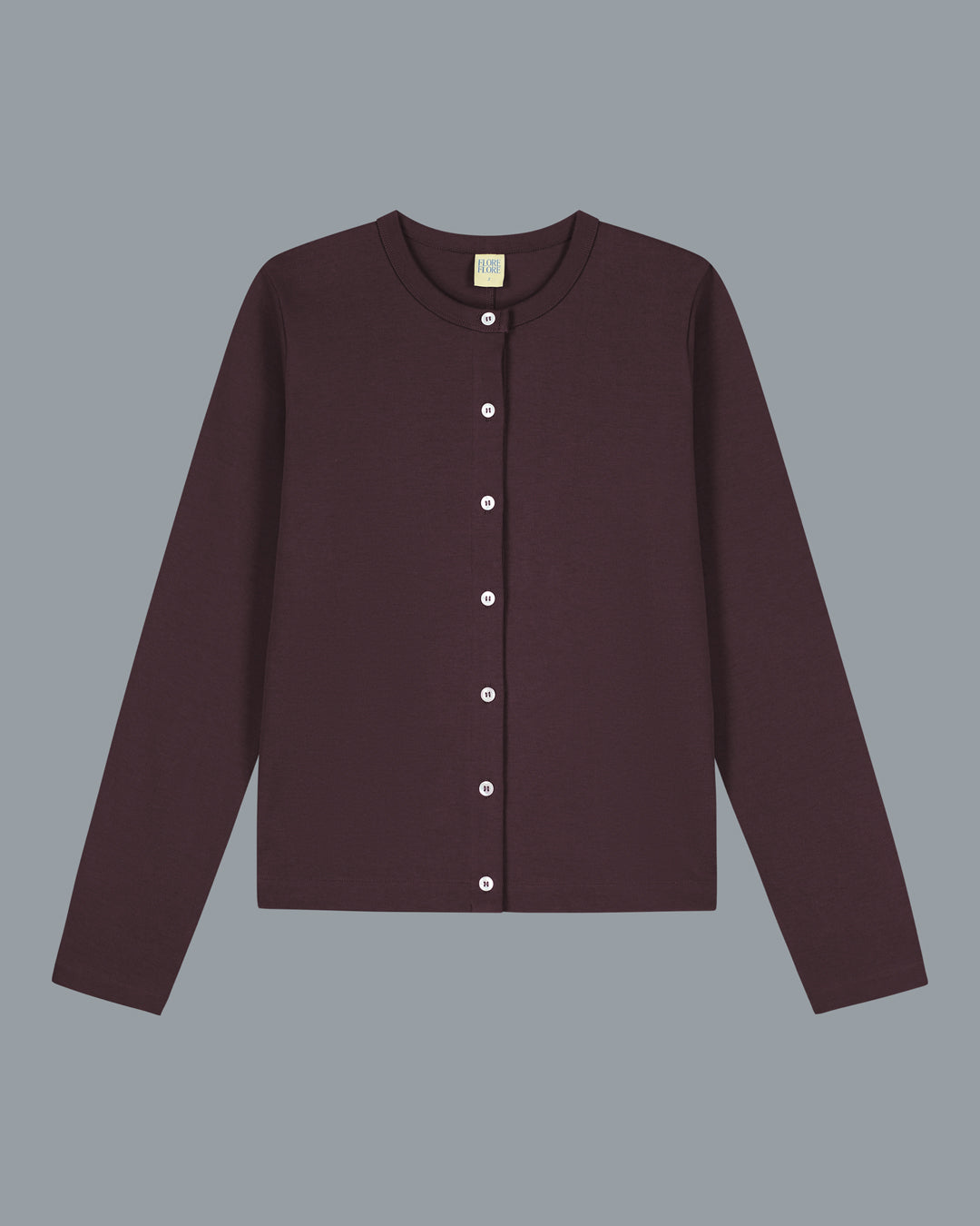 トップス NOTREemor plume nuance cardigan POPPY CARDIGAN | Choco Plum - FLORE FLORE