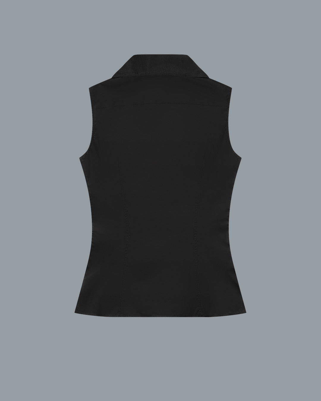 ROSIE SLEEVELESS SHIRT | Black