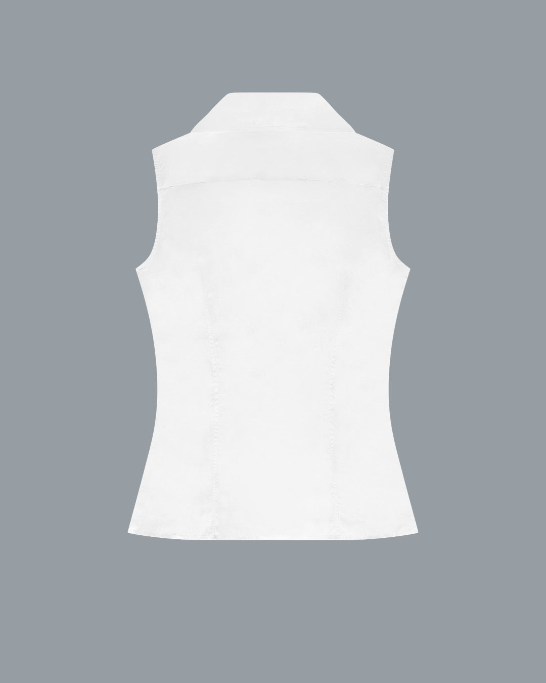 ROSIE SLEEVELESS SHIRT | White