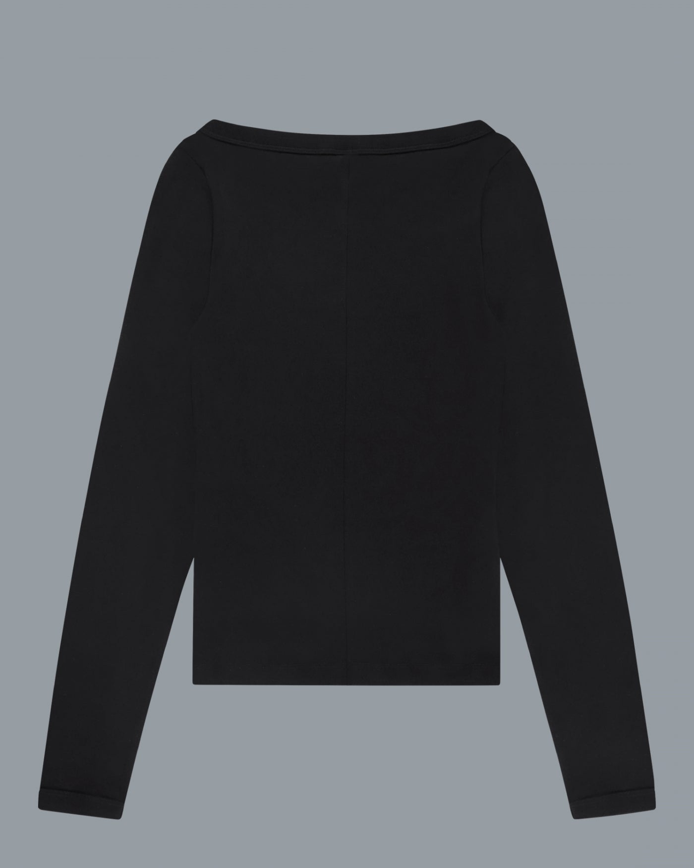 FLORE FLORE JESS LONGSLEEVE ブラック3087 FLORE FLORE - Black Jess Longsleeve Henley