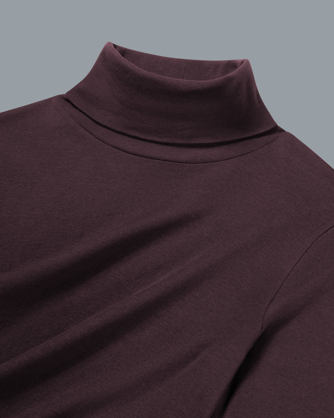 DINAH TURTLENECK LIGHTWEIGHT | Choco Plum