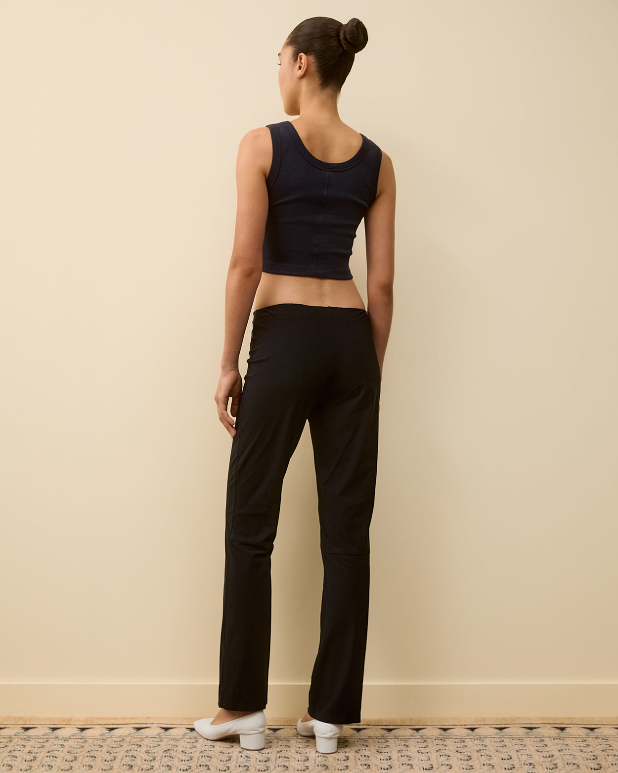 HILLIE CROP | Navy