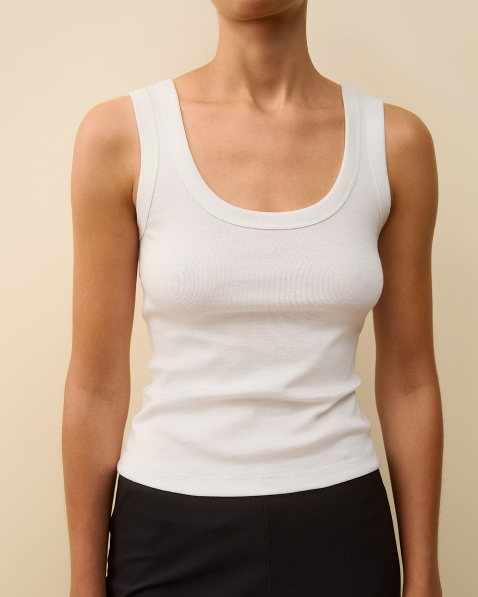 Hira Tank White
