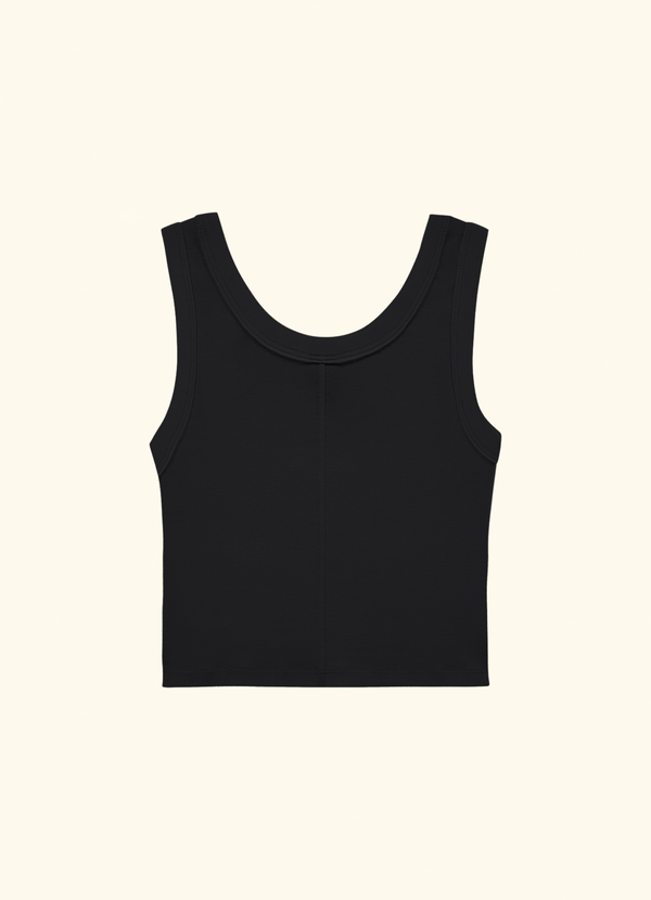 HILLIE CROP | Black