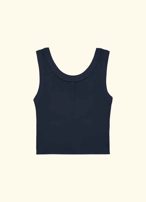 HILLIE CROP | Navy