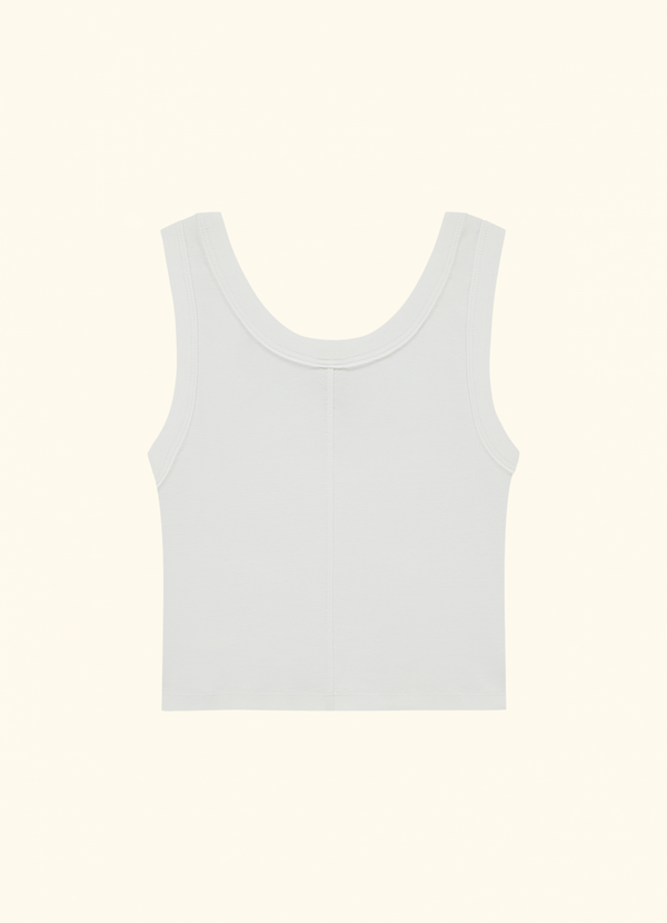 HILLIE CROP | White