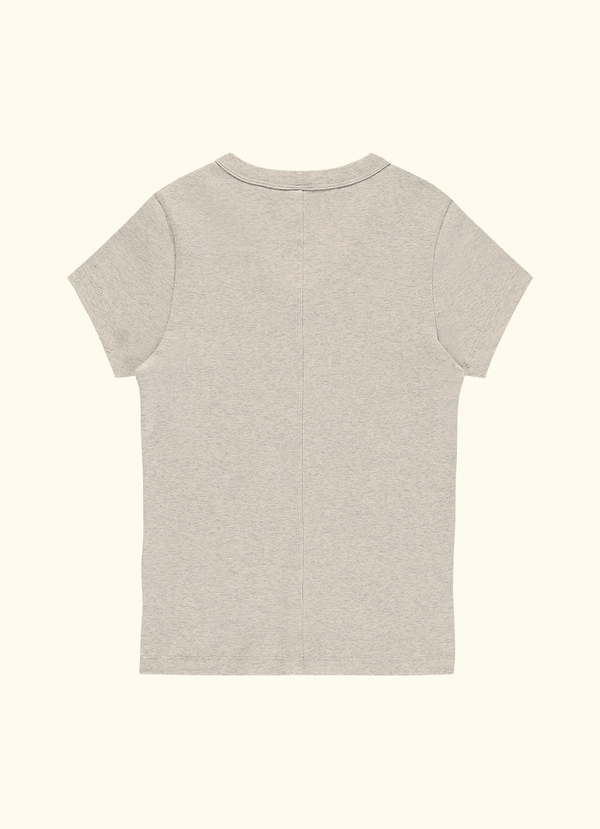 JILL BABY TEE | Heather Grey