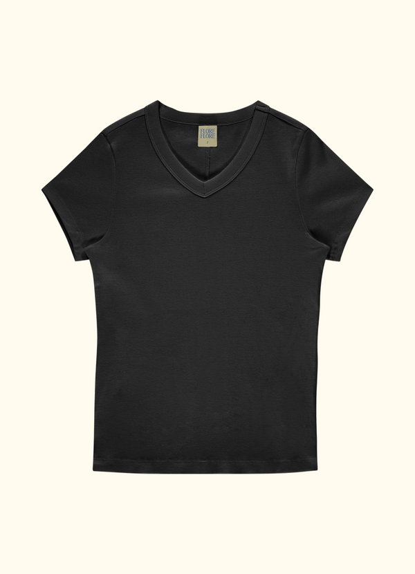 JILL BABY TEE | Black