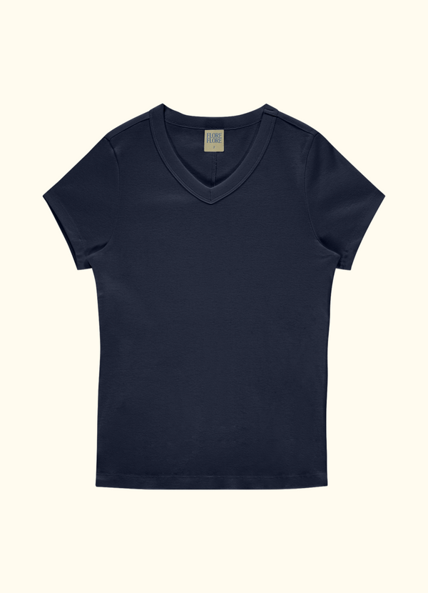 JILL BABY TEE | Navy