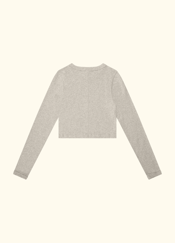 MAX CROP | Heather Grey