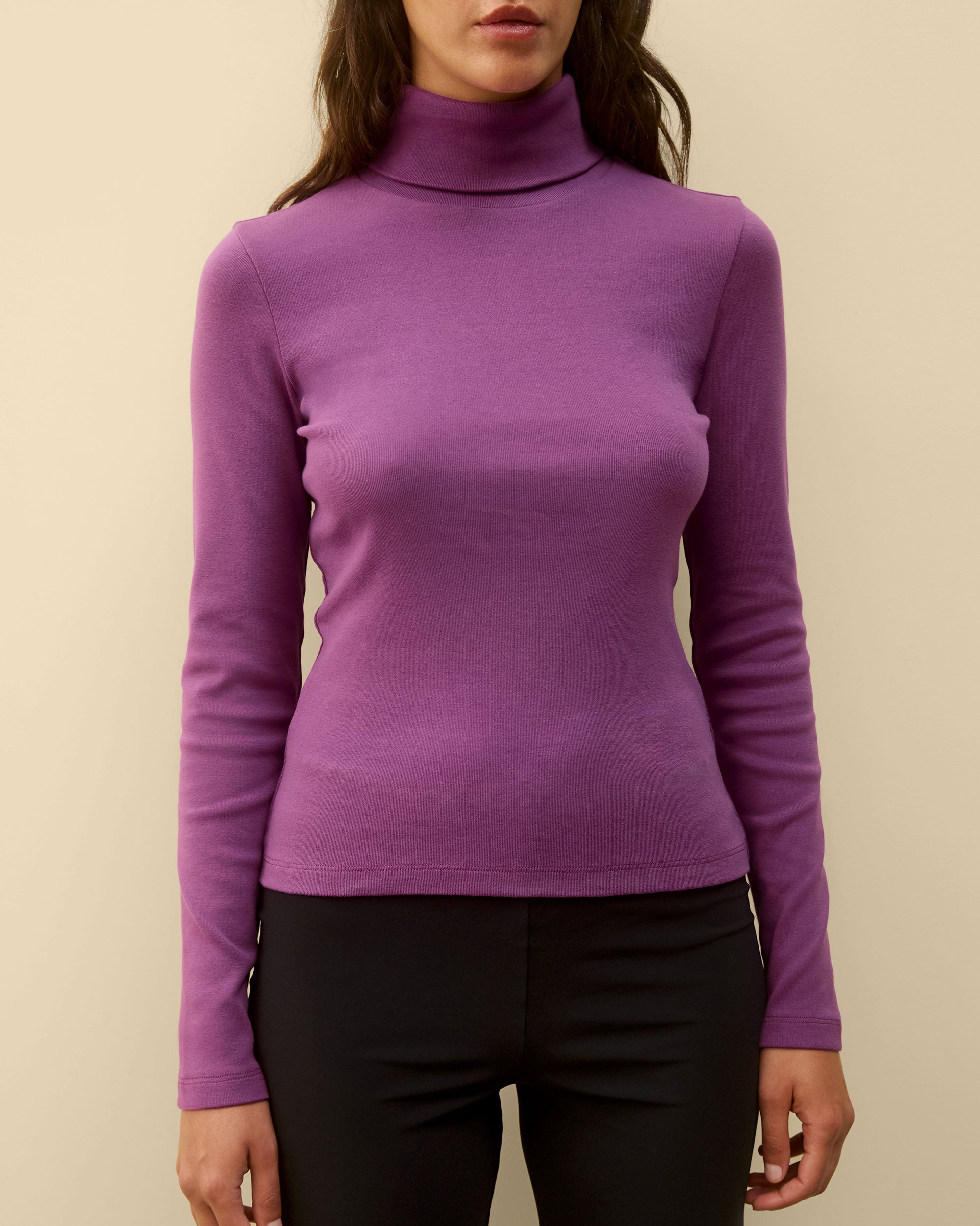 DINAH TURTLENECK | Grape