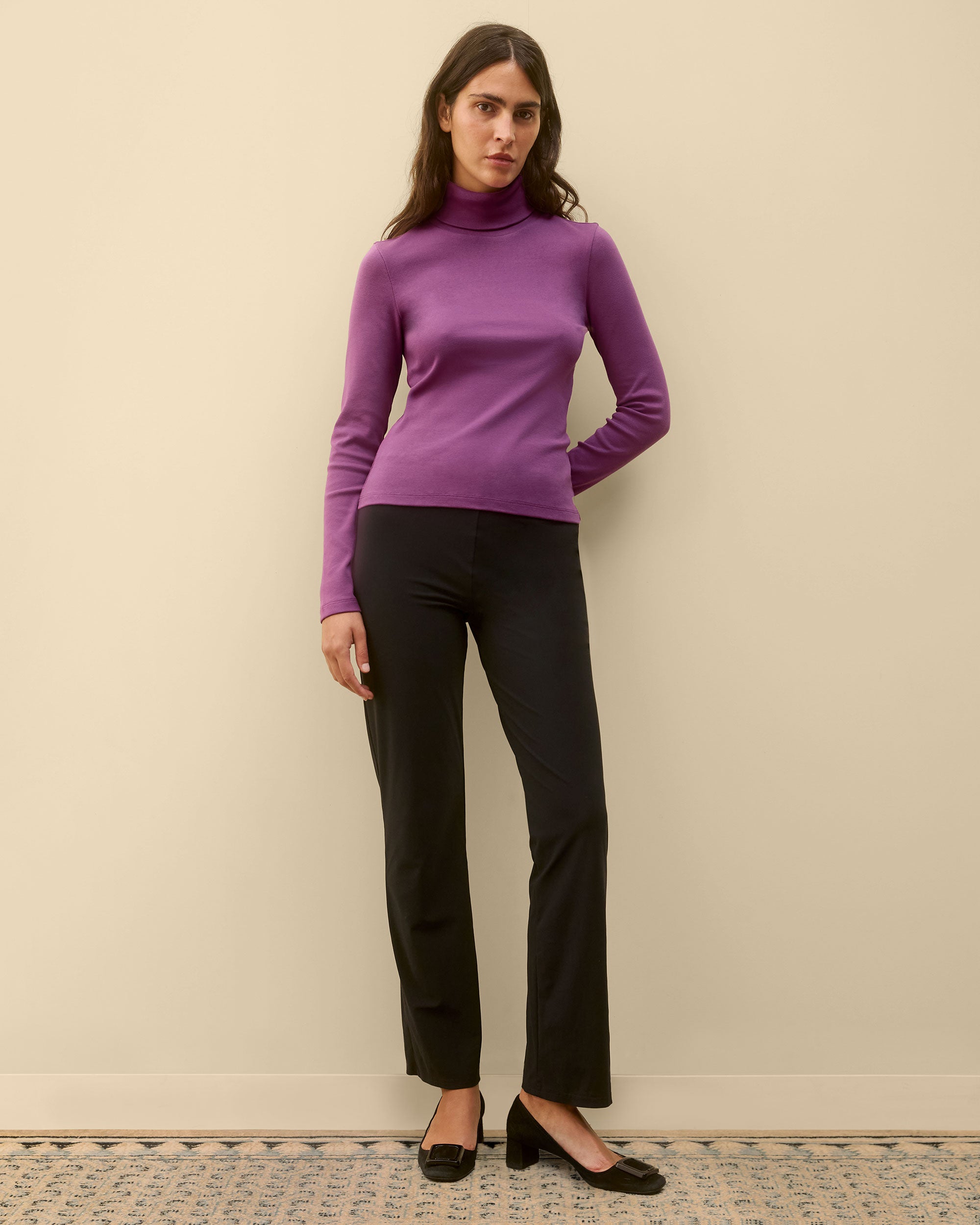 DINAH TURTLENECK | Grape