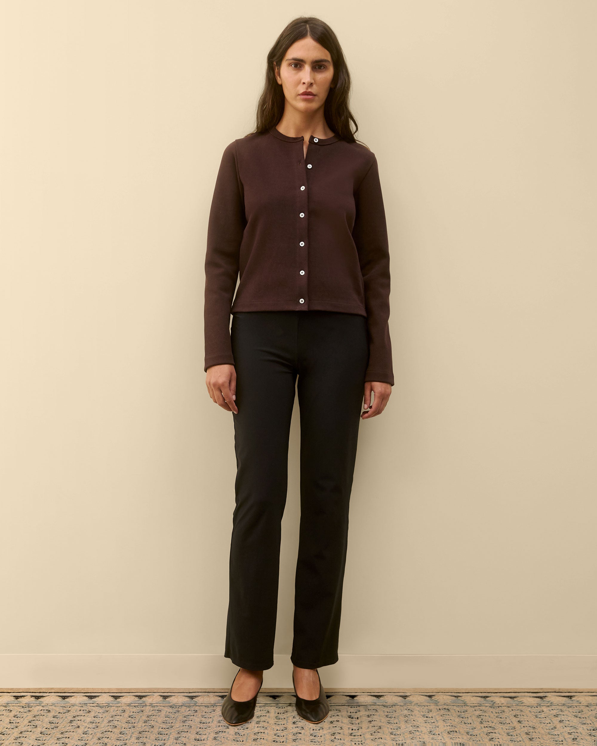 POPPY CARDIGAN | Choco Plum