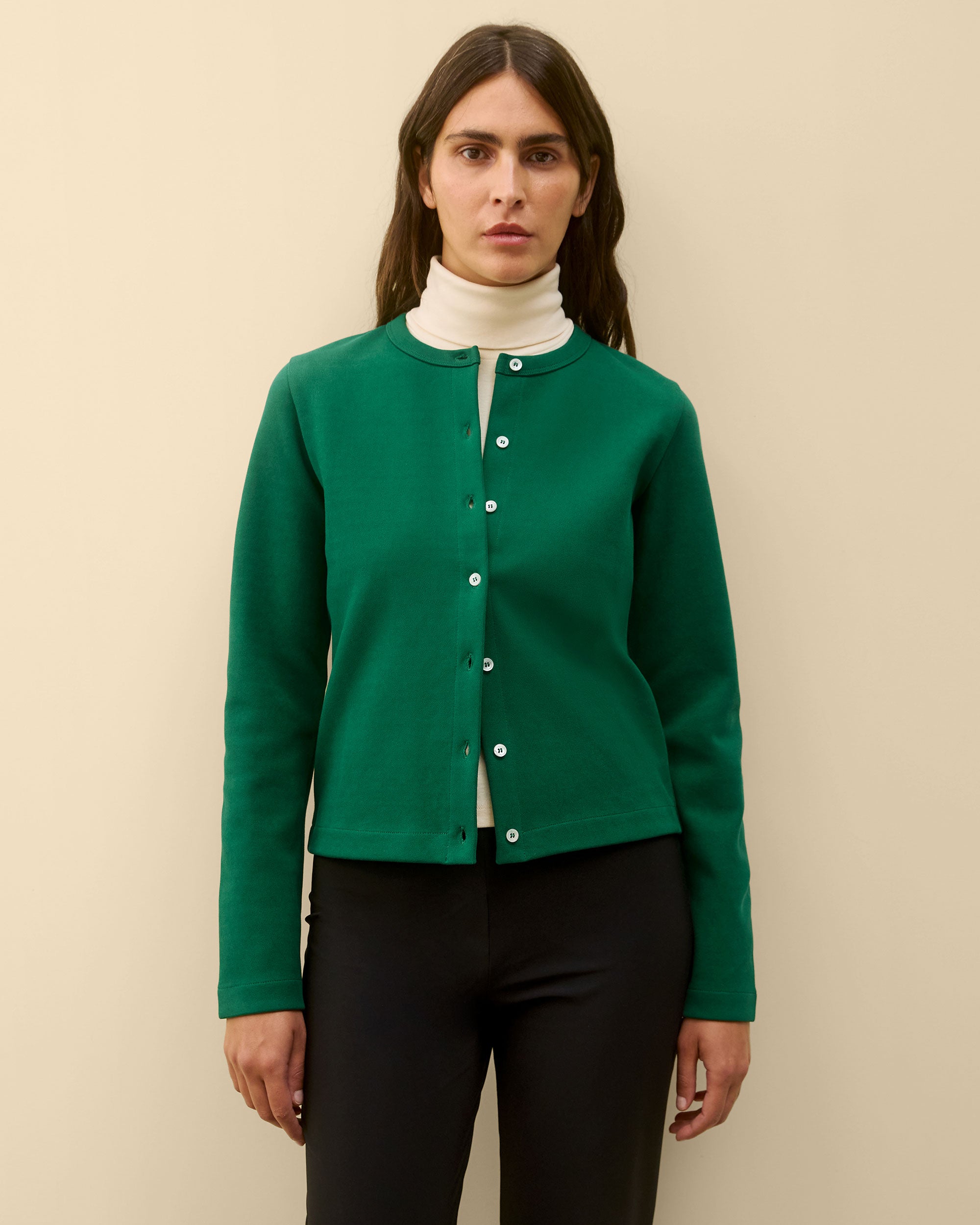 POPPY CARDIGAN | Evergreen