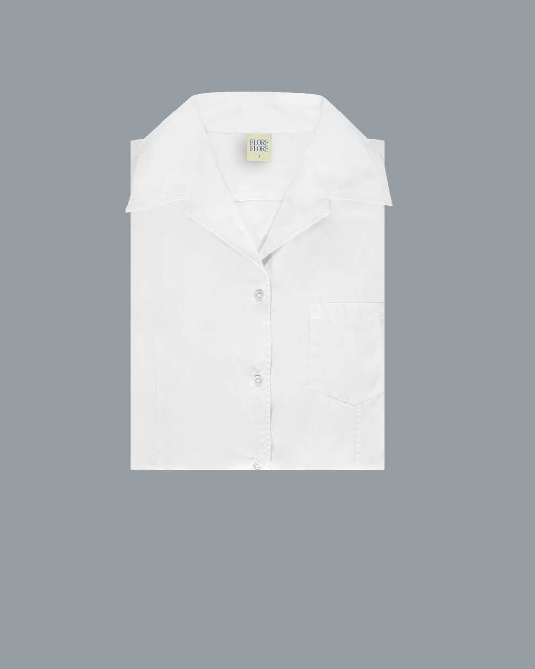 ROSIE SLEEVELESS SHIRT | White - FLORE FLORE